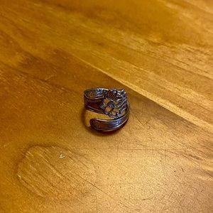 Alex and Ani Lotus Spoon Ring